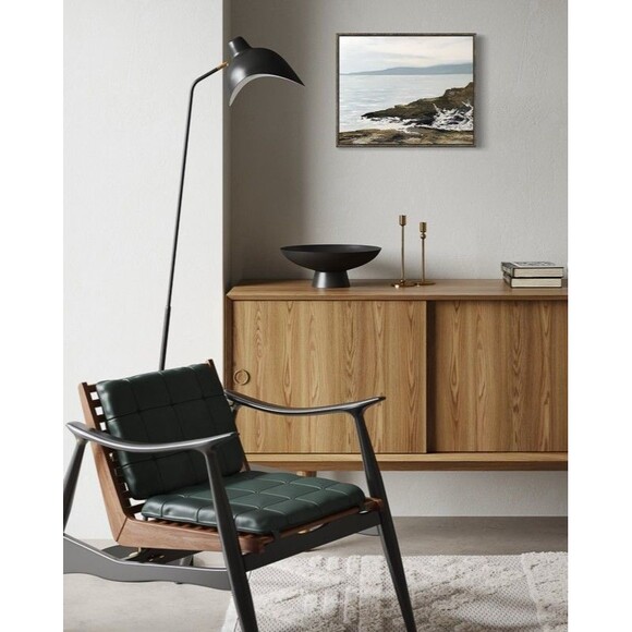 Original Oil Painting Contemporary Seascape Rocks Sea Spray Clouds 16x20 Signed - Picture 10 of 10